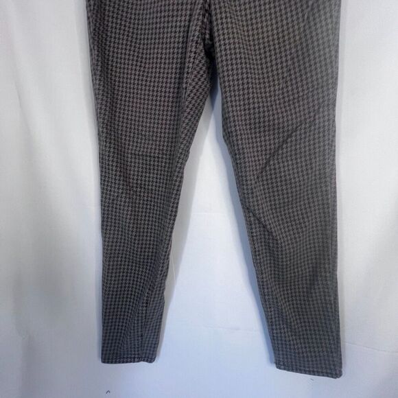 American Eagle Gray Houndstooth Curvy Super Hi-Rise Jegging Jean Size 10 - Picture 5 of 9